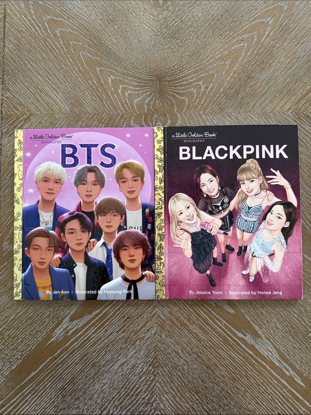 BTS & BLACKPINK Little Golden Book Biography Set K-Pop Hardcover Books